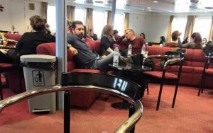 Γιάνης Βαρουφάκης: Στο καράβι για Αίγινα χωρίς ασφάλεια και κουμανταδόρους (photos)