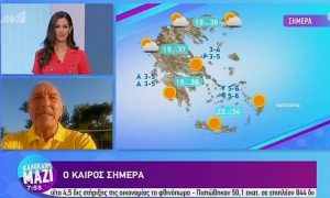 Καιρός: Μικρή άνοδος θερμοκρασίας – Η ανάλυση Αρνιακού (video)