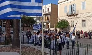 28η Οκτωβρίου: Παρατράγουδα στη Σύρο – Γκάφα στην παρέλαση