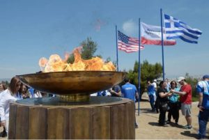 Η φλόγα για τα 14α θερινά Special Olympics!