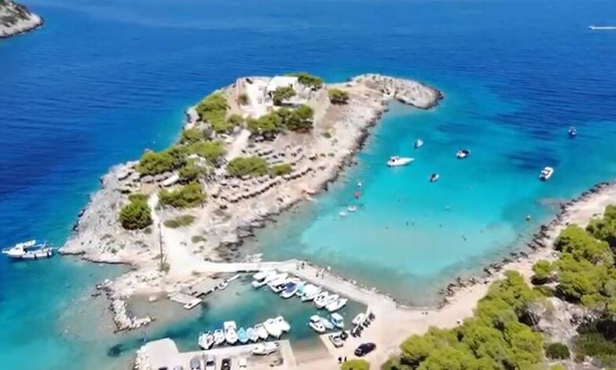 Το μαγευτικό καταπράσινο Αγκίστρι με τα... τιρκουάζ νερά του (video)