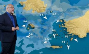 Αρναούτογλου: Από το Σάββατο η κακοκαιρία, έρχεται και αισθητή πτώση θερμοκρασίας (vid)