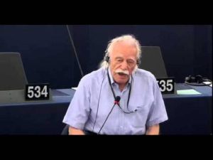 Ανατριχιαστική ομιλία Γλέζου στο Ευρωκοινοβούλιο στα αρχαία ελληνικά και στα λατινικά!