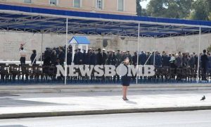 Ξεκίνησε η μαθητική παρέλαση της 25ης Μαρτίου (photos)