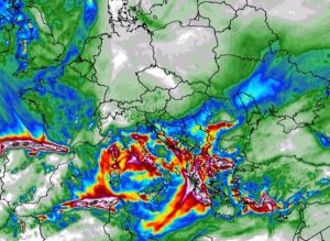 Καιρός: Καρέ – καρέ το πέρασμα της κακοκαιρίας πάνω απ’ την Ελλάδα (video)