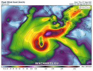 Εκτακτο δελτίο επιδείνωσης του καιρού από την ΕΜΥ για τον κυκλώνα