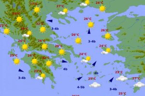 Καιρός: Λιακάδα, ζέστη και σκόνη από την Αφρική