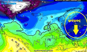 Ερχεται μεγάλος χιονιάς, πιθανότητα για χιόνια και στην Αθήνα!