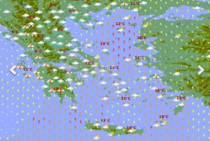 Σε πλήρη εξέλιξη η κακοκαιρία με καταιγίδες και χιόνια. Ο καιρός μέχρι και την Κυριακή…
