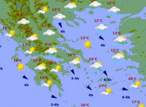Καιρος: Θα τα κάνει… μούσκεμα μέχρι και την Παρασκευή!