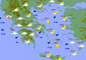 Καιρός: Βροχές και καταιγίδες και σήμερα από το μεσημέρι