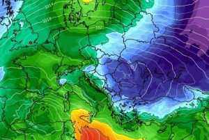 Καιρός: Δείτε καρέ – καρέ πώς έρχεται η ψυχρή εισβολή! Ο καιρός έως τις 17 Δεκέμβρη (videos)
