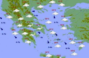 Καταιγίδες, κρύο και χιόνια στα ορεινά από σήμερα