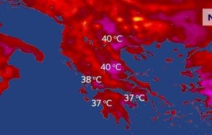 Καιρός: Νέο κύμα καύσωνα – Πάνω από 40 βαθμούς ο υδράργυρος (video)