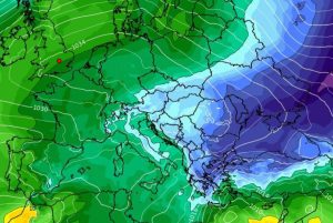 Καιρός: Καρέ – καρέ η κίνηση των ψυχρών αερίων μαζών τα επόμενα 24ωρα (video)