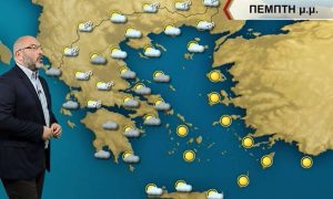 Καιρός- Αρναούτογλου: Τετραήμερο με χιόνια στα ορεινά και βροχές στα πεδινά. Η χώρα στα δύο…