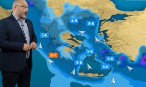 Καιρός – Αρναούτογλου: Η πορεία της μέσης θερμοκρασίας έως τις 11 Γενάρη…