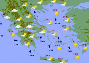 Καιρός: Μια από τα ίδια και σήμερα με βροχές και καταιγίδες…