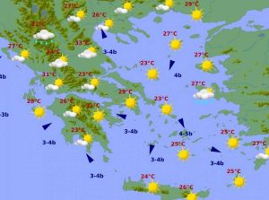 ΕΜΥ: Συνεχίζονται μέχρι και το Σάββατο οι μπόρες κατά τόπους