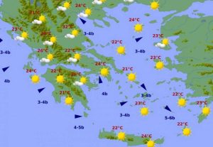 Καιρός: Λιακάδα σήμερα, βροχές και καταιγίδες από αύριο