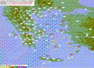 Ημέρες χιονοπτώσεων Τετάρτη και Πέμπτη. Πού θα χιονίσει, τα υψόμετρα και ο καιρός μέχρι τη Δευτέρα…