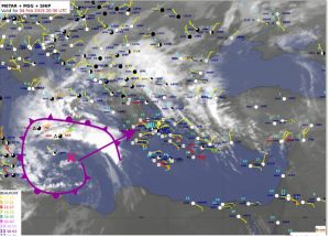 Καιρός: Πλησιάζει την Ελλάδα το βαρομετρικό χαμηλό με τα ακραία φαινόμενα. Η ανάλυση του έκτακτου δελτίου της ΕΜΥ (Photos)