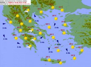 Καύσωνας παντού… Μέχρι τους 45 βαθμούς η θερμοκρασία!