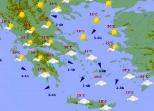 Δύο τα πρόσωπα του καιρού σήμερα…