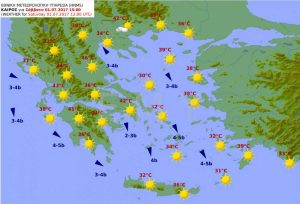 Καιρός: Τελευταία μέρα του καύσωνα…