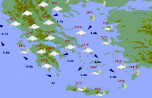 Ο καιρός τα δικά του… Βροχές από σήμερα και πτώση θερμοκρασίας…