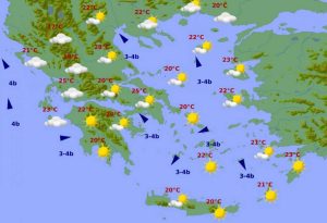Καιρός: Συννεφιά και λίγες βροχές στα βόρεια ορεινά