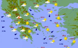 Καιρός: Μεγάλη Δευτέρα με βροχές στα πεδινά, χιόνια στα ορεινά