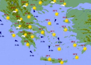 Καιρός: Μικρή άνοδος της θερμοκρασίας και… μελτέμια