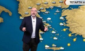 Καιρός – Αρναούτογλου: Προσοχή στην Εύβοια – Πού θα χτυπήσουν ισχυρές καταιγίδες