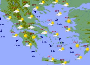 Καιρός: Συνεχίζεται και την Τρίτη η κακοκαιρία…