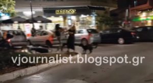 Απίστευτο βίντεο: Δύο γυναίκες έπαιξαν ξύλο στο κέντρο της Θεσσαλονίκης