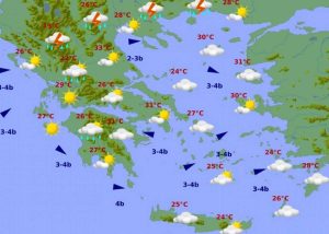 Καιρός: Πού θα σημειωθούν σήμερα οι καταιγίδες;
