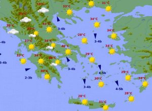 Καιρός: Θα χτυπήσει τους 43 βαθμούς σήμερα ο υδράργυρος