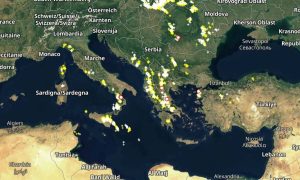 Κεραυνοί τώρα: Δείτε Live που σημειώνονται τώρα κεραυνοί στην Ελλάδα
