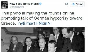NY Times: «Οι υποκριτές ξέχασαν την ιστορία τους»