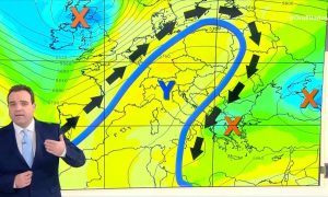 Καιρός: «Θέλει προσοχή»! Ο «Ωμέγα» εμποδιστής φέρνει κακοκαιρία και κρύο…