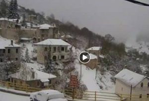 Live Cam: Στα λευκά το Πισοδέρι της Φλώρινας. Απίστευτη ομορφιά… (video)