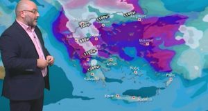 Καιρός: Τσικνοπέμπτη με βροχές και χιόνια! Η ενημέρωση του Σάκη Αρναούτογλου (video)