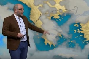 Ερχονται ξανά χιόνια Δευτέρα και Τρίτη. Δείτε τις περιοχές στο δελτίο καιρού του Σάκη Αρναούτογλου (video)