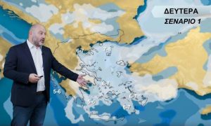 Εκτακτη προειδοποίηση Αρναούτογλου! Ισχυρές χιονοπτώσεις και στην Αττική. Προσοχή στην Εύβοια…