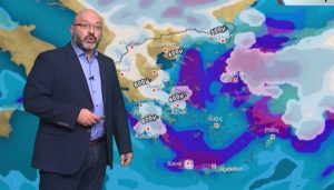 Καιρός: Ολες οι περιοχές και τα υψόμετρα των χιονοπτώσεων! Η ανάλυση του Σάκη Αρναούτογλου (Video)
