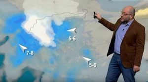 Αρναούτογλου: «Θα χωριστεί η Ελλάδα στα δύο: Χιόνια στα Βόρεια, καταιγίδες στα Νότια από την Τρίτη» (Video)