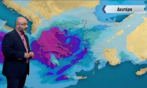 Καιρός: Προσοχή τη Δευτέρα στο νέο μέτωπο κακοκαιρίας! Η ενημέρωση του Σάκη Αρναούτογλου (video)