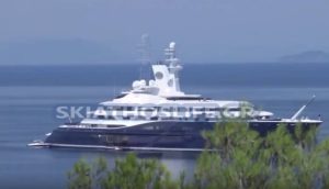 Ο σεΐχης του Κατάρ με το πλωτό παλάτι του στη Σκιάθο (video)