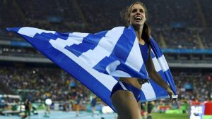 Έτσι το πανηγύρισε η χρυσή Στεφανίδη (vid)